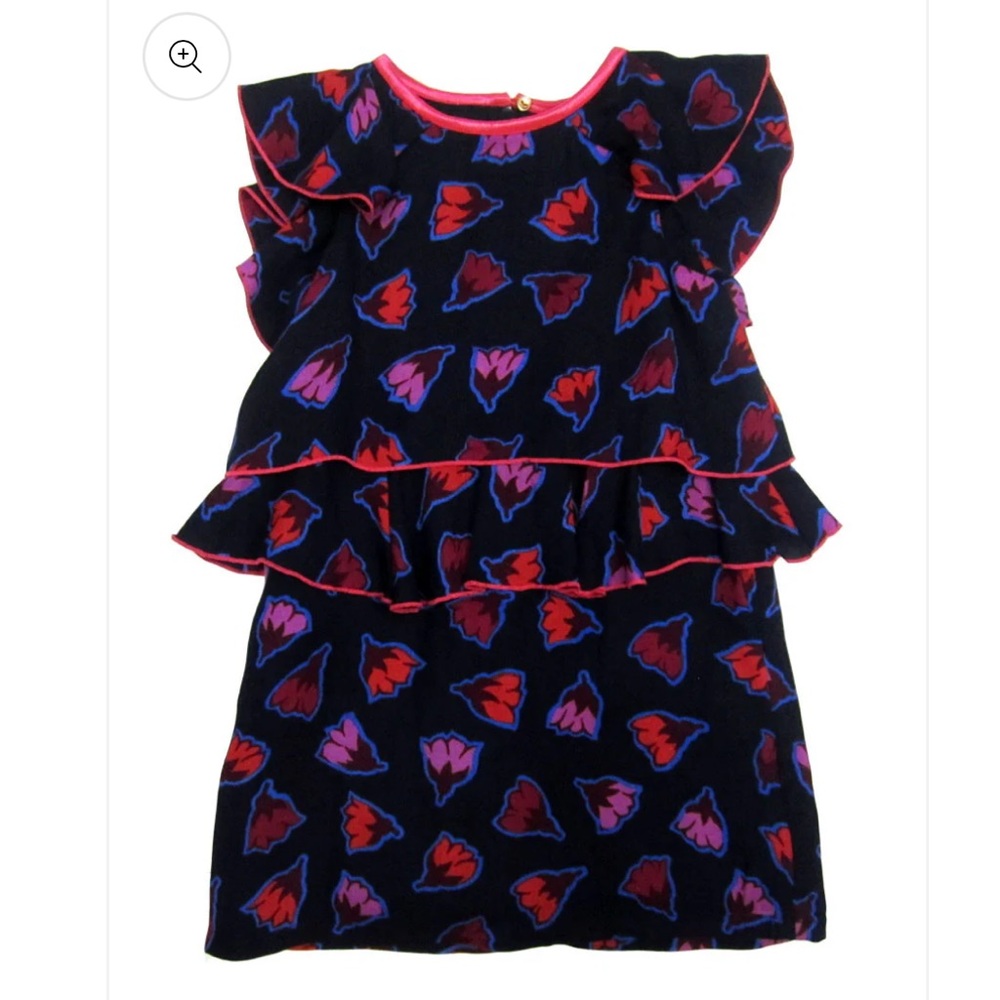 Little Marc Jacobs Navy and Red Floral Dress size 3 baby toddler girl